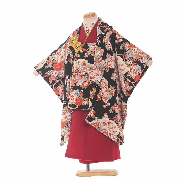 【レンタル】七五三 着物 3歳 女の子 レンタル おしゃれ かわいい アンティーク レトロ 和風モダン古典 3歳女の子 被布 753着物 被布フルセット 753...