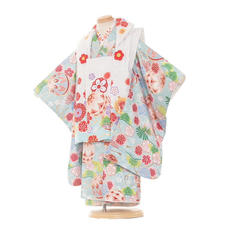 【レンタル】七五三 着物 3歳 女の子 レンタル おしゃれ かわいい アンティーク レトロ 和風モダン古典 3歳女の子 被布 753着物 被布フルセット 753...