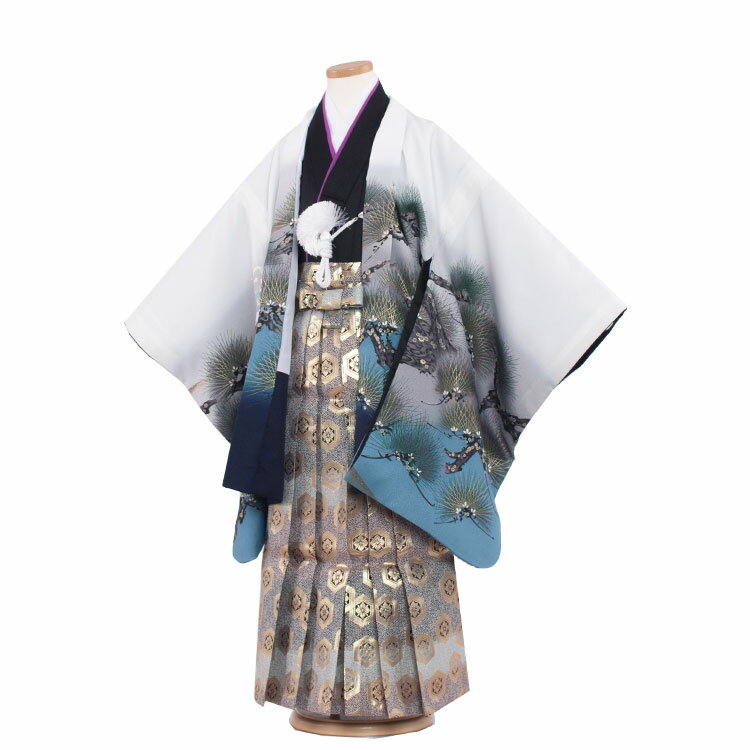 ※その他、ご要望などございましたら後に発信されますメールにご記載下さい。 ※キャンペーン対象外の商品もございますので、ご確認ください。 ※キャンペーンは不定期に変更となります。 ご注文時でのキャンペーン適用とします。ご了承くださいませ。着物レンタル/753/七五三レンタル かんたん着付け袴/七五三レンタル（5歳男の子） 3AO7038 白地/虎と松 【品　　番】 3AO7038　かんたん着付け袴 【サイズ】 【かんたん着付け袴】 適応身長：120〜130cm 肩裄：約55cm (肩上げなしのピッタリサイズ） 袴丈：約65cm （おへそからくるぶしまでの長さです。）※袴のサイズ直しはご遠慮下さい。必ず袴の丈をご確認ください。 ※標準サイズに調整済みです※簡単なサイズ調整が必要な場合があります。※お着物以外の小物は写真の商品と異なる場合がございます。 ※箱タイプでの配送となります。 【素　　材】 こちらのお衣装はご家庭でもかんたん着付けていただけるようにアレンジいたしました。 表地：化繊 　／　裏地：化繊 【レンタル内容】 こちらのお衣装はご家庭でもかんたん着付けていただけるようにアレンジいたしました。羽織・着物・袴（角帯付き）・袖なし襦袢・羽織ひもまたはチェーン・扇子・懐剣・お守り・草履・足袋（プレゼント）・サスペンダー ＊下着（肌襦袢）は入っておりません。U首半そでシャツをご用意ください。 【レンタル期間】最大3泊4日！ レンタル期間はご利用日の2日前から3泊4日となります。 ※ご利用日の1日前お届けの場合は、2泊3日となります。 ※ご返却の発送はご利用日当日〜翌日15時までに、ヤマト宅急便取り扱いのコンビニ（セブンイレブン・ファミリーマート・デイリーヤマザキなど）か、クロネコヤマト営業所で同封の着払い伝票でお願いします。 ※返却が遅れますと1日につきお衣装代の10％が延長料金として追加になりますので返却日はお守りください。返却が遅れる場合は必ずご連絡をください。 【ご利用日について】 ※カレンダーをご確認ください。 ※楽天では、カレンダーが「×」でもご注文は可能ですが、予約をお取りすることは出来ません。ご利用日が「○」の商品からご注文下さい。 尚、ご予約の確定は「【京都ちりめんや】ご予約を確定致しました。」メールにてお知らせいたします。カレンダー反映までに少しお時間がかかりますので、その間に先約が入られている場合もございます。ご了承くださいませ。 ※オプション追加やキャンペーン割引は「【京都ちりめんや】ご予約を確定致しました。」で金額訂正をしてお知らせいたします。 ※予約は1年先のご利用日まで可能です。 ※利用日が違うご注文は別々に注文ください。またご利用日やお届け先が違う場合は「きょうだい割引」や「ママ得割引」などはキャンペーン対象外になります。 【お届け希望日について】 ご注文欄で「お届け希望日：通常（ご利用日の2日前）」をご選択の場合は備考欄の[配送日時指定:]は選択しないでください。選択されている場合でもご注文欄で「お届け希望日：通常（ご利用日の2日前）」をご選択の場合はそちらを優先させていただきます。 【注意事項】 ※次に該当する場合「セーフティプラス」の適用はございませんので、お気を付けください。 別途料金をご請求させていただきます。 ・タバコの焦げ跡、香水やヘアースプレーなどによる著しい汚れ・破損。 ・紛失の場合。 ・袴の裾直し・破れなどの商品として修復不可能な場合。 【備　　考】 掲載画像について実際の商品になるべく近い色を再現しておりますが、お客様のご覧になっているモニターや環境により、実際の色・質感等が若干異なる場合がございます。※環境問題（Eco/エコ）を考え、お買い上げ明細はご希望の方のみ発行致しております。ご希望のお客様はお手数ですが、コメント欄にお知らせください。 ★レンタル内容(こちらの商品はかんたん着付け仕様です) 羽織・着物・袴（角帯付き）・袖なし襦袢羽織ひもまたはチェーン・扇子・懐剣・お守り草履・足袋（プレゼント）・サスペンダー ＊下着（肌襦袢）は入っておりません。U首半そでシャツをご用意ください。 　　　　　　　　　　　　　　　　　　　　　着物レンタル/七五三レンタルの「京都ちりめんや」では、 　　　　　　　　　　　　　　　　　　お子様の晴れの日を祝う、お宮参りの産着（初着・熨斗目・掛け着物） 　　　　　　　　　　　　　　ブランド産着・七五三の着物等、豊富な品揃えで、みなさまをお待ち申し上げております。