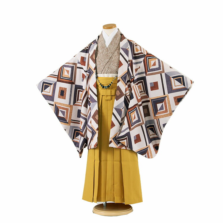 ※その他、ご要望などございましたら後に発信されますメールにご記載下さい。 ※キャンペーン対象外の商品もございますので、ご確認ください。 ※キャンペーンは不定期に変更となります。 ご注文時でのキャンペーン適用とします。ご了承くださいませ。着物レンタル/かんたん着付け袴/753/七五三レンタル ★レンタル内容★(こちらの商品はかんたん着付け仕様です) 羽織・着物・袴（角帯付き）・袖なし襦袢羽織ひもまたはチェーン・扇子・懐剣・お守り サスペンダー・草履・足袋（プレゼント）※下着（肌襦袢）は入っておりません。U首半そでシャツをご用意ください。 ★商品番号 3AO7140 ★サイズ ＜こちらの商品はかんたん着付け仕様です＞ 適応身長：120～130cm ■身丈：80cm ■肩裄：55cm ■袖丈：55cm ■羽織丈：65.5cm ■袴丈：紐下65cm（おへそからくるぶしまでの長さです。） ※袴丈のサイズ直しはしないでください。 　必ず袴の丈をご確認ください。 ※標準サイズに調整済みです。 ※簡単なサイズ調整が必要な場合があります。 ★商品詳細 こちらの衣装はご家庭でもかんたん着付けていただけるようにアレンジいたしました。 素材：化繊 ★レンタル内容 こちらの衣装はご家庭でもかんたん着付けていただけるようにアレンジいたしました。 羽織・着物・袴（角帯付き）・袖なし襦袢・羽織ひもまたはチェーン・扇子・懐剣・お守り・草履・足袋（プレゼント）・サスペンダー ※小物はこちらでコーディネートさせて頂きます。 ※箱タイプでの配送となります。 ※下着（肌襦袢）は入っておりません。U首半そでシャツをご用意ください。 ★レンタル期間　　最大3泊4日！ レンタル期間はご利用日の2日前から3泊4日となります。 （ご利用日の1日前お届けの場合は、2泊3日となります）。 ※ご返却はご利用日当日～翌日15時までに、ヤマト宅急便取り扱いのコンビニ（セブンイレブン・ファミリーマート・デイリーヤマザキなど）か、クロネコヤマト営業所で同封の着払い伝票で発送の手続きをお願いします。 ※返却が遅れますと1日につきお衣装代の10％が延長料金として追加になりますので返却日はお守りください。返却が遅れる場合は必ずご連絡をください。 ★ご注文について。※カレンダーをご確認ください 楽天では、カレンダーが「×」でもご注文は可能ですが、予約をお取りすることは出来ません。 ご利用日が「○」の商品からご注文下さい。 ※ご予約の確定は「【京都ちりめんや】ご予約を確定致しました。」メールにてお知らせいたします。 ※カレンダー反映までに少しお時間がかかりますので、その間に先約が入られている場合もございます。ご了承ください。 ※オプション追加やキャンペーン割引は「【京都ちりめんや】ご予約を確定致しました。」で金額訂正をしてお知らせいたします。 ※予約は1年先の発送日まで可能です。 ※利用日が違うご注文は別々にご注文ください。またご利用日やお届け先が違う場合は「きょうだい割引」や「ママ得割引」などはキャンペーン対象外になります。 ★注意事項 ※次に該当する場合「セーフティプラス」の適用はございませんので、お気を付けください。別途料金をご請求させていただきます。 ・タバコの焦げ跡、香水やヘアースプレーなどによる著しい汚れ・破損。 ・紛失の場合。 ・袴の裾直し・破れなどの商品として修復不可能な場合。 ★備考 ※掲載画像について実際の商品になるべく近い色を再現しておりますが、お客様のご覧になっているモニターや環境により、実際の色・質感等が若干異なる場合がございます。 ※環境問題（Eco/エコ）を考え、お買い上げ明細はご希望の方のみ発行致しております。ご希望のお客様はお手数ですが、備考欄にお知らせください。 着物レンタル/七五三レンタルの「京都ちりめんや」では、 お子様の晴れの日を祝う、お宮参りの産着（初着・熨斗目・掛け着物） ブランド産着・七五三の着物等、豊富な品揃えで、みなさまをお待ち申し上げております。