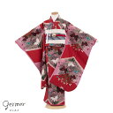 【レンタル】七五三レンタル(7歳女児結び帯) 7343 germer 絵本 赤ピンク おしゃれ 可愛い 人気 結び帯 七五三レンタル 着物レンタル フルセット 帯 フルセットレンタル 6歳 7歳女の子 数え年 子供 高級 かわいい 京都 和装 新品足袋プレゼント 往復送料無料