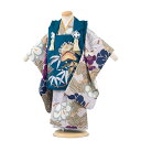【レンタル】七五三 3歳 男の子 3A01 松竹梅 紫 被布 着物 レンタル アンティーク レトロ モダン おしゃれ レンタル 男児 3歳 子供 きもの 被布セ...