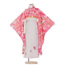 【レンタル】卒園式 女の子 袴 /0033 花柄×白袴 /レンタル 袴 卒園 七五三 フルセットレンタル 袴レンタル 7歳女の子 卒業式 7歳 袴レンタル 着物レンタル 幼稚園 保育園 往復送料無料