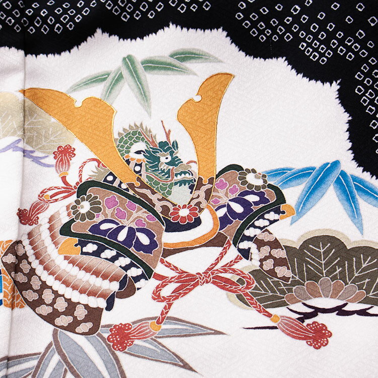 【レンタル】お宮参り 着物 レンタル 男の子 祝い着 男 産着 産着レンタル 祝着レンタル 着物レンタル 男の子産着 お宮参り 初着 宮参り 京都 赤ちゃん 掛け着お食い初め 初着 祝い着 赤ちゃん着物 記念撮影 格安 往復送料無料 2633 黒地 鷹と兜