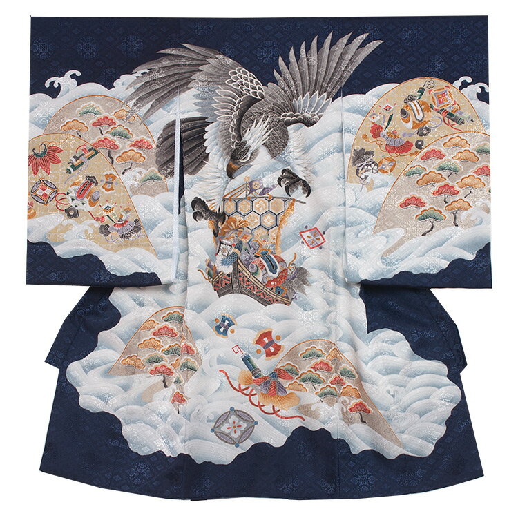 【レンタル】男の子 お宮参り 着物レンタル 産着 産着レンタル 祝着レンタル 着物レンタル 男の子産着 お宮参り お食い初め 初着 祝い着 赤ちゃん着物 記念撮影 格安 安い 往復送料無料 3AL0123