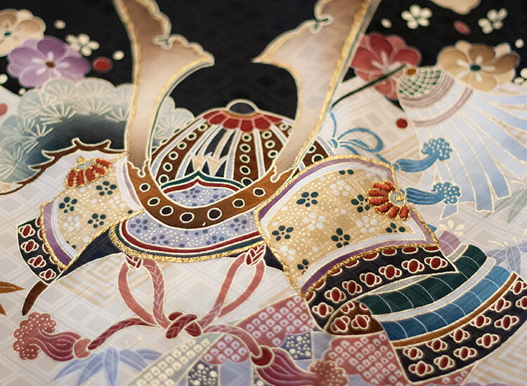 【レンタル】【正絹】男の子レンタル産着 産着レンタル 祝着レンタル 着物レンタル 男の子産着 お宮参り 初着 祝い着 赤ちゃん着物 記念撮影 往復送料無料　3AL2019