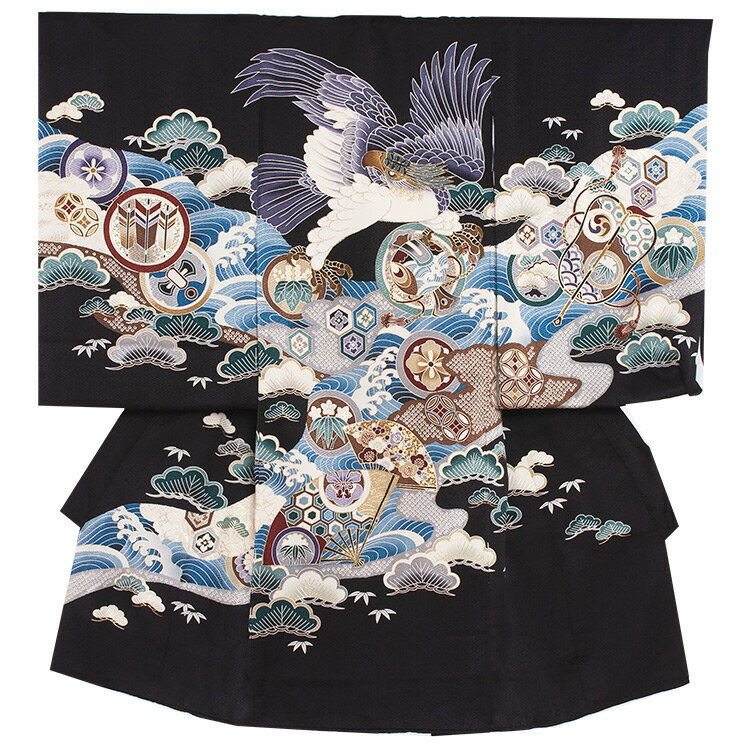 【レンタル】【正絹】男の子レンタル産着 産着レンタル 祝着レンタル 着物レンタル 男の子産着 お宮参り 初着 祝い着 赤ちゃん着物 記念撮影 格安 安い 往復送料無料 3AL0254