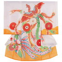 【レンタル】【夏用】 お宮参り 女の子 絽 / レンタル 帽子 よだれかけ 着物 お宮参り着物 女児 祝い着 女 のしめ 産着 初着 宮参り 京都 赤ちゃん ベビー帽子セット無料レンタル かわいい 送料無料 / 白地/白地/レトロモダン26