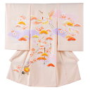 【レンタル】【正絹】お宮参り 着物 レンタル 女の子 祝い着 女 のしめ 産着 初着 宮参り 京都 赤ちゃん ベビー帽子セット よだれかけ無料 掛け着 女児 レ...