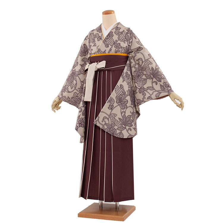 【レンタル】卒業式 袴 レンタル 女 女性 レンタル 卒業袴レンタル 卒業式袴セット 着物 レンタル 二尺袖 着物 袴 フルセット 女性 大人 大学生 専門学生 卒業式 謝恩会 新品足袋プレゼント 往復送料無料 3AG1200