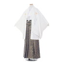 【レンタル】小学生卒業式袴 レンタル 男の子 1512白×青金袴 卒業式 袴 レンタル 男 袴レンタル 紋付袴 羽織袴レンタル 小学校卒業式 卒業式袴セット 小...