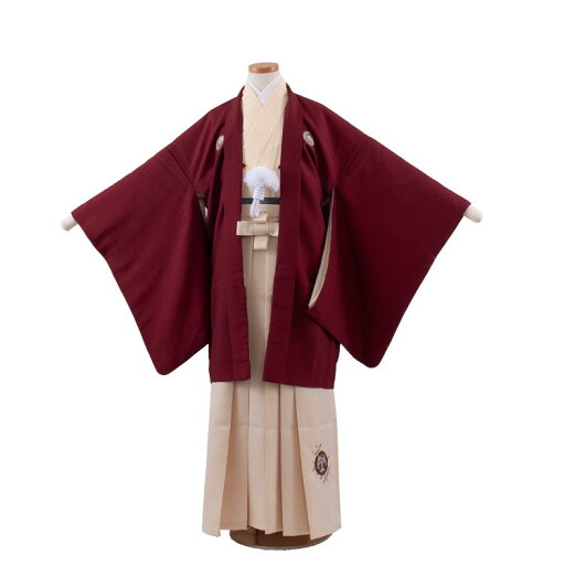 【レンタル】【かんたん着付け袴】小町kidsワイン×クリーム 1693 小学校 卒業式 13参り 羽織袴 13歳 セット 袴 男の子 男の子 フルセット レンタル 簡単着付け 13歳男の子 はかま 男児 袴セット おしゃれ 和装 貸衣装 新品足袋プレゼント ★往復送料無料★ 【レンタル】【かんたん着付け袴】小町kidsワイン×クリーム 1693 小学校 卒業式 13参り 羽織袴 13歳 セット 袴 男の子 男の子 フルセット レンタル 簡単着付け 13歳男の子 はかま 男児 袴セット おしゃれ 和装 貸衣装 新品足袋プレゼント ★往復送料無料★