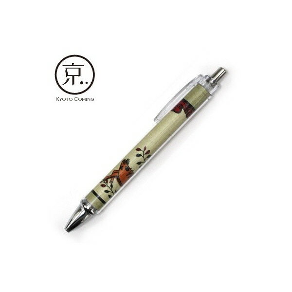【花札・萩に猪】ボールペン・シャーペン｜和柄／京都かみんぐ限定『パッケージ入り』