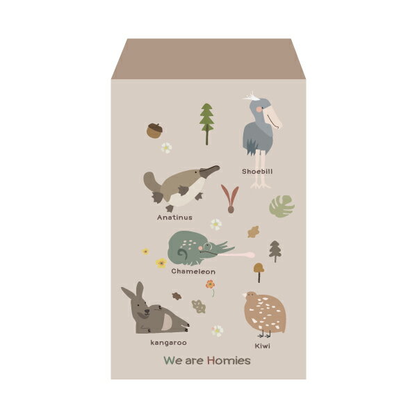 HOMIES／ポチ袋(中)5枚セット お年玉袋・ぽち袋・おしゃれでかわいい多目的祝儀袋