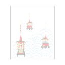 祇園祭2 3基【懐紙 (かいし)】30枚入り/茶道・メモ帳やお手拭きに