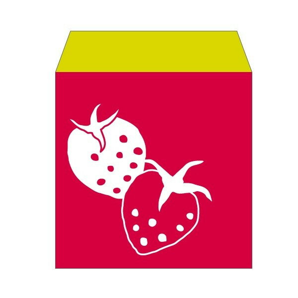 いちごちゃん(苺・イチゴ)／コイン用ポチ袋(小)5枚セット お年玉袋・ぽち袋・おしゃれでかわいい多目的..
