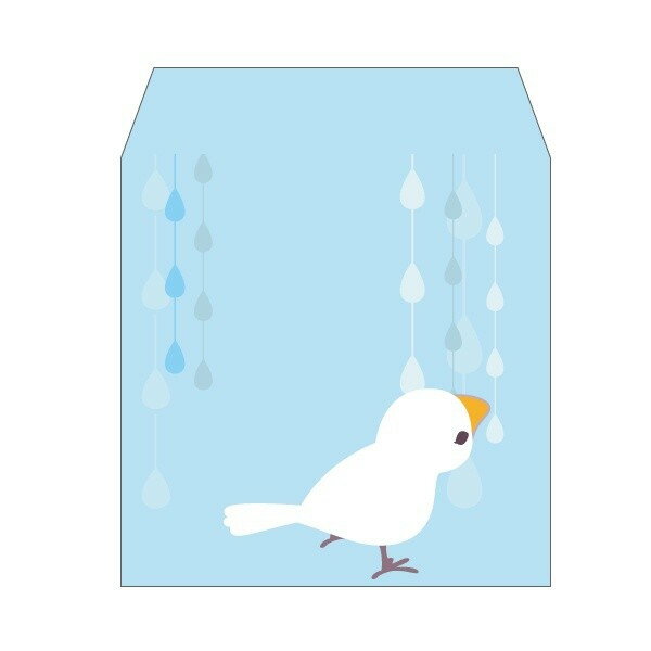 文鳥／コイン用ポチ袋(小)5枚セット お年玉袋・ぽち袋・おしゃれでかわいい多目的祝儀袋