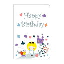 不思議の国のアリス(童話)【グリーティングカード】「お誕生日」多目的お祝い 封筒セット