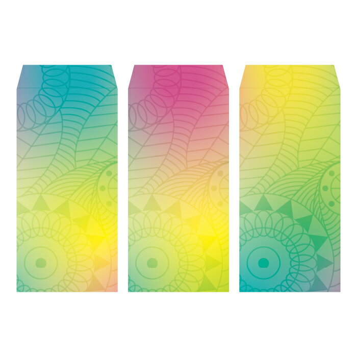 【2026年お年玉袋】Coloree(大)／3枚【クラフト紙製ポチ袋】