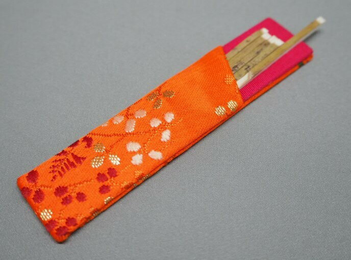 爪楊枝差し　朱色　萩（Q）　京都製