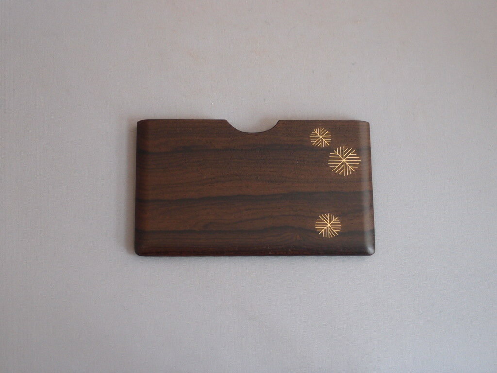 名刺入　截金唐松　大塚華仙