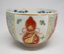 金襴手六瓢絵 茶碗 林淡幽