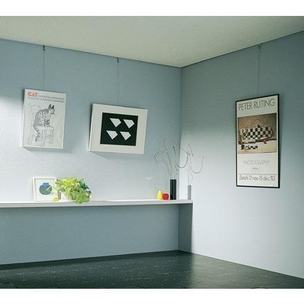 タキヤ セフティミニハンガーセットA（ワイヤ径1.2mm）長さ1.5M（コレダーラインピクチャーレール用ハンガー）