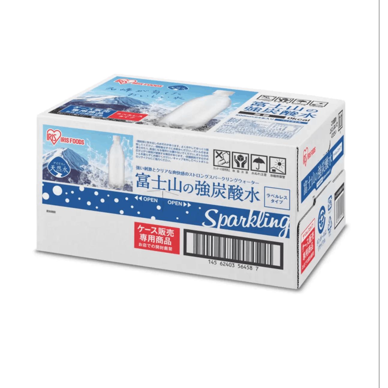 コストコ　富士山の強炭酸水 500ml x 24本 ラベルレスのサムネイル