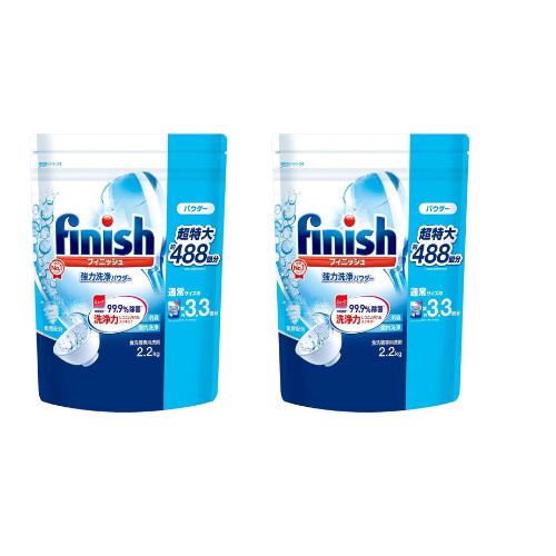 【コストコ】フィニッシュ パウダー 2.2kg×2個食洗機 専用 洗剤 大容量 ストック キッチン用洗剤 食器..