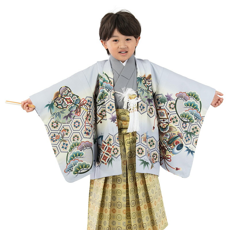楽天市場】七五三 着物 7歳 フルセット(カラーグレー)(着物 楽天市場】七五三 着物 7歳 フルセット(カラーグレー)(着物