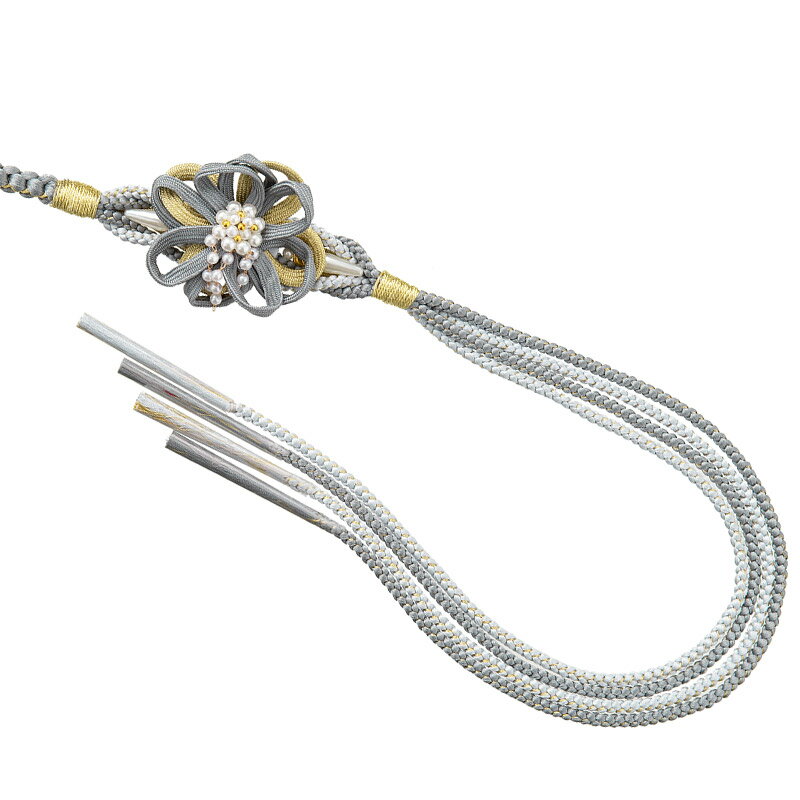 楽天市場】帯締め 振袖用（カラーグレー）（レディースファッション