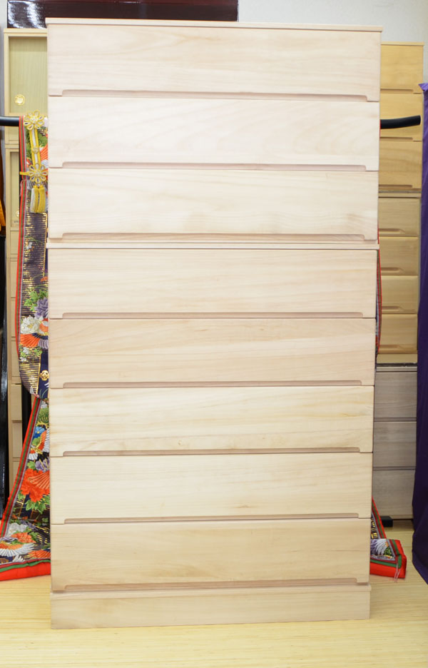 桐重ねるスタッキング チェスト 桐たんす 着物 帯 桐箪笥 クローゼット用100cm幅3段5段台輪セット引出し 箱組 肥前桐民芸 国産品 桐タンス 桐箪笥 関東...