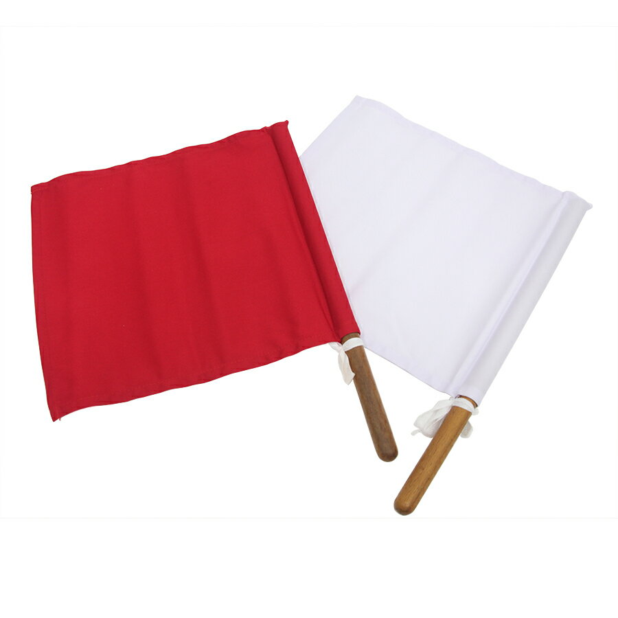 剣道審判用の紅白旗です。 紅白1セット販売となります。 9A生地使用　25X25cm メーカー希望小売価格はメーカーカタログに基づいて掲載しています カタログ表紙