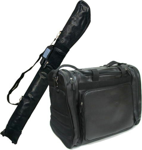 剣道 防具袋セット PVC遠征用ワイドバッグ + PVC竹刀ケース【遠征・試合向き防具袋・肩掛け竹刀袋】