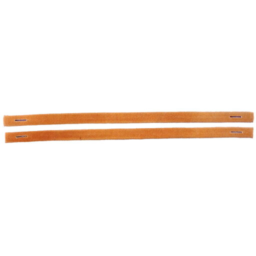 茶鹿革 40cm2本組【剣道具・乳革】 茶鹿革 40cm2本組【剣道具・乳革】