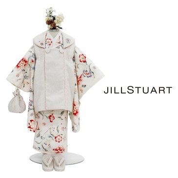 JILLSTUART 七五三レンタル 女の子 3歳 着物 被布 753着物 フルセット 着物レンタル　貸衣装 七五三 三歳 子供着物 女児 子ども 可愛い ひな祭り 結婚式 和装 ジルスチュアート ブランド古典 白 ピンク 赤【往復送料無料】No.3261 GF1 在庫処分 バーゲン