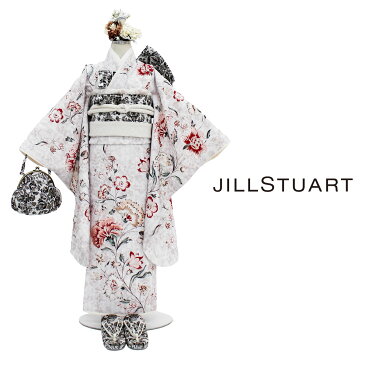 【スーパーSALE 全品半額クーポン配布中ッ !!】JILLSTUART ジルスチュアートブランド 七五三 レンタル 四つ身 着物 フルセット【7歳 貸衣装 七歳 7才】子供 女児 和服 セット 古典【往復送料無料】 モダン 白 紫 青 水色 くすみ色 G1 在庫処分 バーゲン