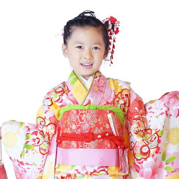 【お買い物マラソンP5倍!】七五三 レンタル 四つ身 着物 フルセット【7歳 貸衣装 七歳 7才】子供 女児 和服 セット 古典【往復送料無料】古典 モダン 白