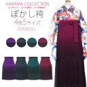 【GW限定お得なクーポン】袴単品 ぼかし 卒業式 無地ぼかし 女性袴 レディース 小振袖 着物 選べる4色 紫 緑 黒 赤 グラデーション 行灯袴 和装 和服 ...