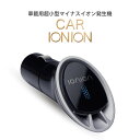 CAR IONION 車載用 超小型 マイナスイオン発生器 オゾンフリー マイナスイオン 110万個 PM2.5 花粉 最強対策 多機能 車 個人空間など