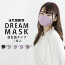 【6/5限定★抽選で2人に1人最大300%ポイントバック★要エントリー】DREAM MASK 立体 マスク 5枚入り メッシュ 厚手生地 通気性良し 防水加工 ...