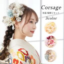 【クーポンで10%OFF! 1日限定】髪飾り 卒業袴 振袖に 華やか チュール&レース シェル調 花かざり 2点セット 和装 洋装 和洋兼用 コームタイプ コサ...