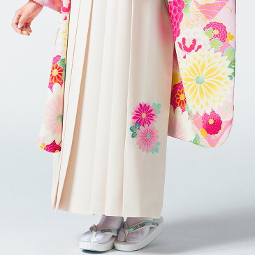 ジュニア 二尺袖 着物 袴 レンタル フルセット SISTER JENNI ブランド 往復送料無料【十三参り 卒業式 貸衣装 小学生】クリーム ピンク