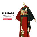 【クーポンで最大10%OFF! 8/17まで】レンタル 振袖 フルセット【往復送料無料!】成人式・結婚式・貸衣装・ふりそで!【赤/レッド/red】【No.120】【振袖 適応身長:155-165cm位】