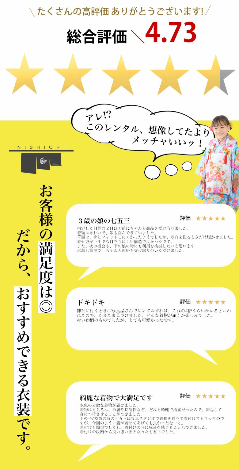 【BLACK FRIDAY お得なクーポン配布中!】【レンタル】＼色が選べる／女の子 男の子 七五三 おまかせ 被布コート セット 8点 フルセット【3歳 貸衣装 三歳 3才 子供 女児 着物】【往復 送料無料】色柄 お任せ 福袋 女の子 753 新品足袋プレゼント 赤 ピンク 白 クリー 3