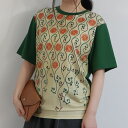kurofune art Tシャツ 唐草菊緑 XL 京都くろちく(4)