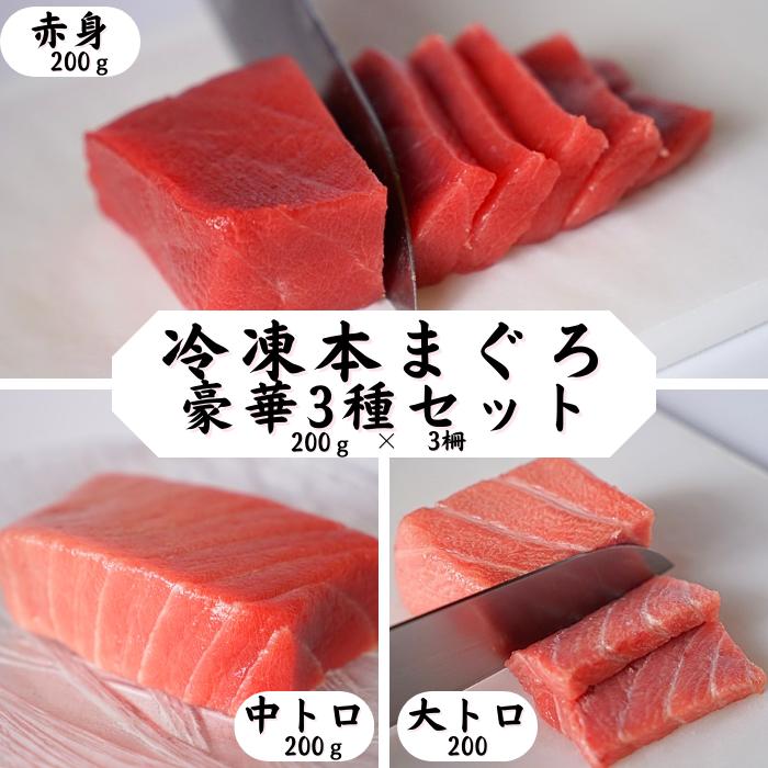 まぐろのギフト 鮪屋おすすめ 魚屋おすすめ 本鮪 市場直送 マグロ屋 本まぐろ 本マグロ 豪華セット マグロ まぐろ 200g 3柵 赤身 中トロ 大トロ ギフト 贈呈 プレゼント お祝い ゴルフ賞品 コンペ 食べるゼにっぽん 母の日 父の日 ギフト