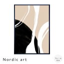 Nordic　art　アートポスター（フレーム付き）　アートポスター　ポスター　フレーム　ポスターフレーム　フレーム付き　インテリア　送料無料