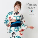 【お買い物マラソン★ポイント5倍】 レディース 浴衣 "カラフルクリスタル" 単品 浴衣レディース 夏祭り浴衣 綿100浴衣 おしゃれ浴衣 花火大会浴衣 レトロ浴衣 白地浴衣 カラフル浴衣 人気浴衣 2025年新作 ナチュラル シンプル 北欧 レトロ 西