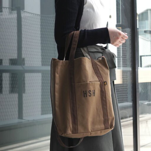 Hill's Side House 2way帆布トートバッグ レディース ユニセックス ショルダーバッグ サブバッグ パラフィン加工 軽い 軽量 A4 Hill's Side House 2way帆布トートバッグ レディース ユニセックス ショルダーバッグ サブバッグ パラフィン加工 軽い 軽量 A4